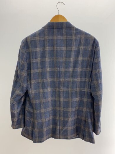 商品画像：テーラードジャケット/AB4/ウール/NVY/チェック 2