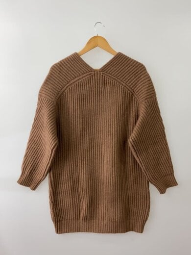 商品画像：ニット・セーター(厚手)/XS/ウール/BEG/無地/19C173// 2