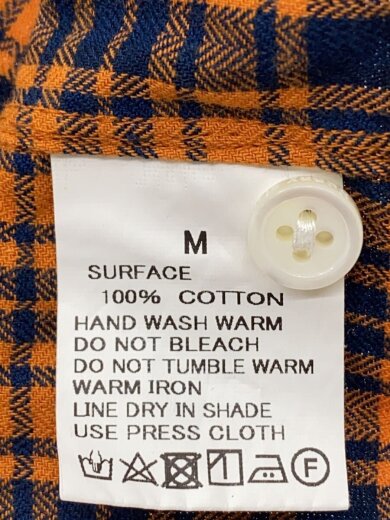 商品画像：長袖シャツ/M/コットン/ORN 4