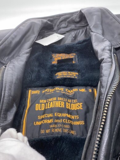 商品画像：コート/5/牛革/BLK/無地 4