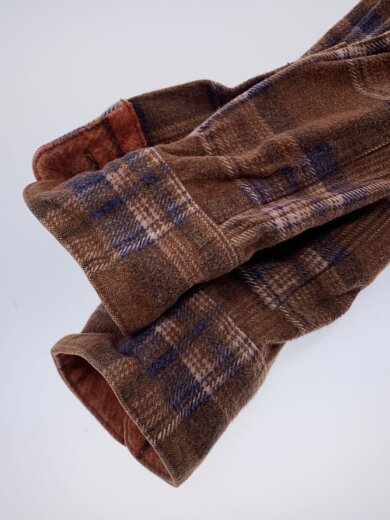 商品画像：長袖シャツ/--/コットン/BRW/チェック/8080010030 4