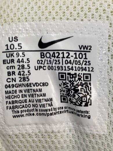 商品画像：ハイカットスニーカー_BQ4212-101/28.5cm/WHT 5