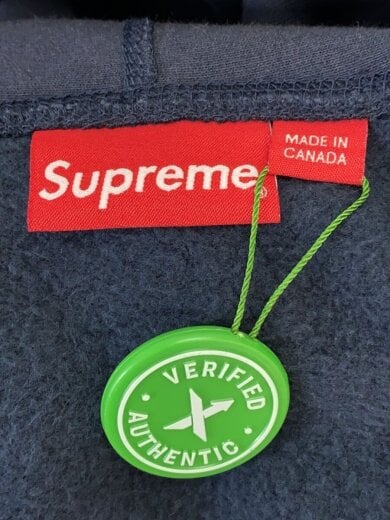 商品画像：20AW/CROSS BOX LOGO HOODED SWEATSHIRT/パーカー/M/コットン/NVY/無地// 8
