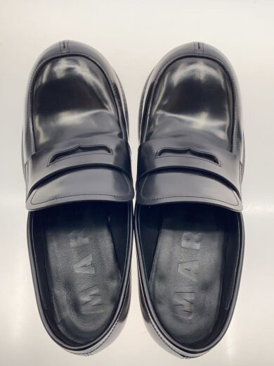 商品画像：シューズ/42/BLK/MOMR006502/Black leather New Wave loafer// 3