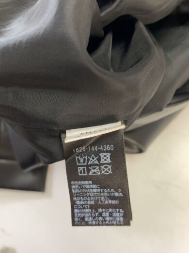 商品画像：半袖ワンピース/S/フェイクレザー/BLK/1626-144-4360// 4