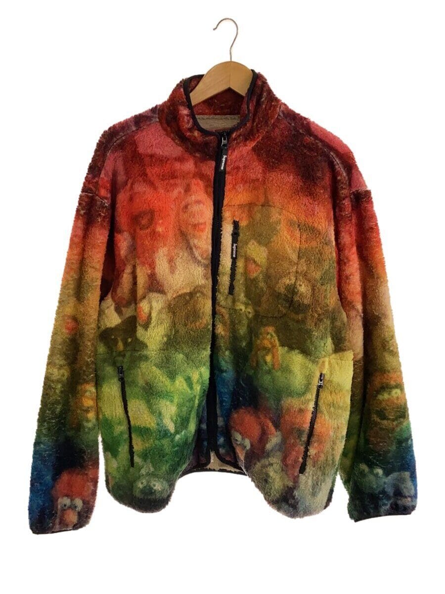 Supreme / 24SS/Muppets Fleece Jacket/L/ポリエステル/マルチカラー/総柄//