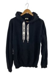 21AW/エディ期/ルーズフーディ/L/コットン/ブラック/無地/2Y468670Q