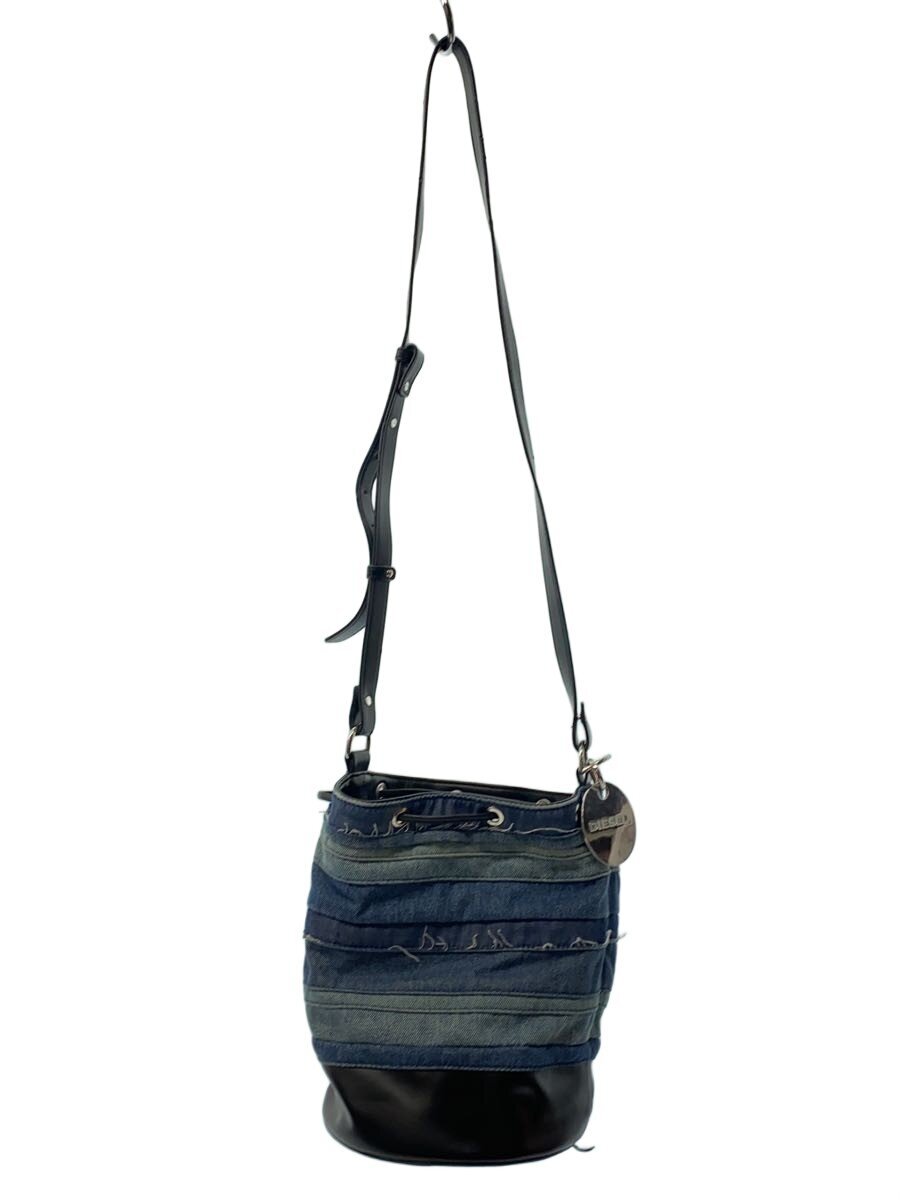 DIESEL / ショルダーバッグ/デニム/IDG/巾着