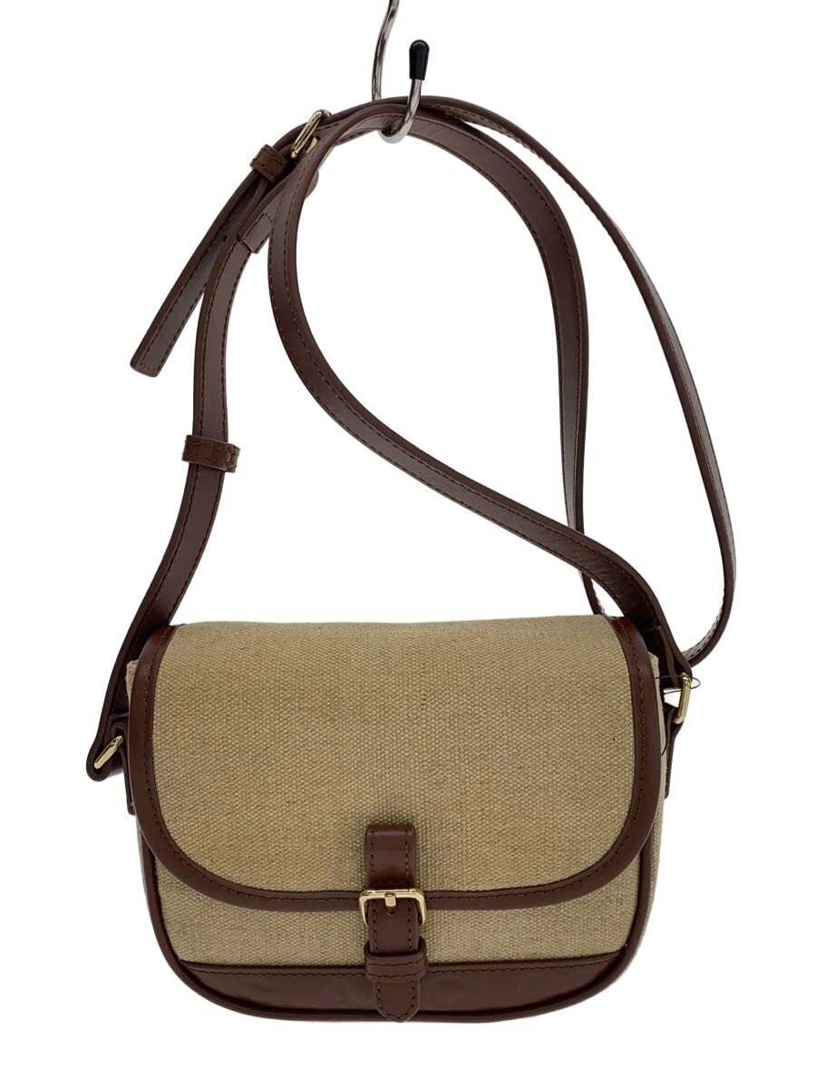 A.P.C. / Helene shoulder bag/ショルダーバッグ/キャンバス/BEG