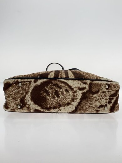 商品画像：ショルダーバッグ/ハラコ/ブラウン/総柄/リスボン// 4