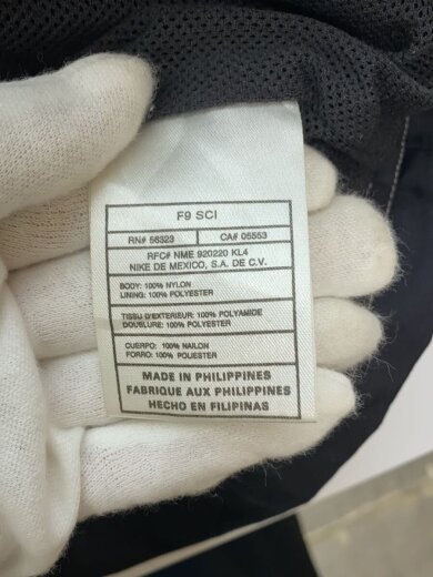 商品画像：90s/ナイロンジャケット/L/ナイロン/ブラック/黒タグ 4