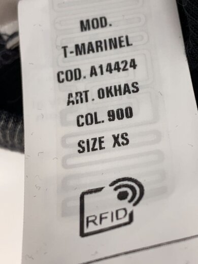 商品画像：トップス/XS/コットン/ブラック/T-Marinel/オーバルDロゴ 4