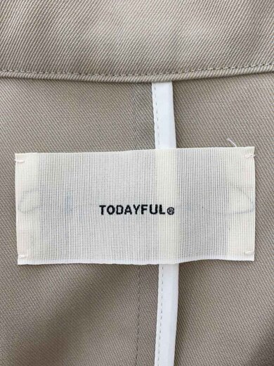 商品画像：Standcollar Trench Coat /トレンチコート/36/ウール/ベージュ/12220002// 3