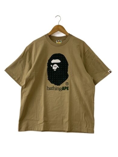 商品画像：タグ付/Houndstooth Graphic T-Shirt/L/コットン/カーキ/001TEK801329M 1