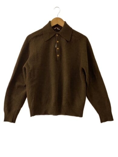 商品画像：ニット・セーター(薄手)/44/ウール/ブラウン/イングランド製/タグ取れ 1