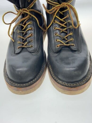 商品画像：レースアップブーツ/ブラック/レザー/0311/9EE 6