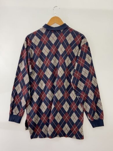 商品画像：90S/ポロシャツ/L/コットン/マルチカラー/総柄//USA製/アーガイル 2