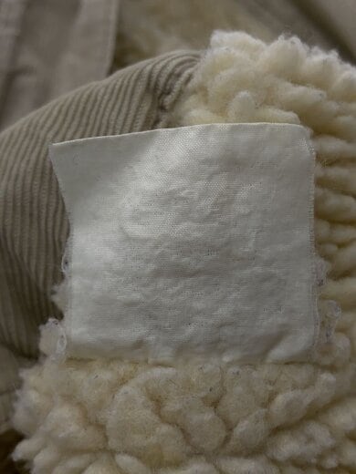 商品画像：80S/ボアジャン/ジャケット/XL/コーデュロイ/ベージュ/ヨゴレ// 5