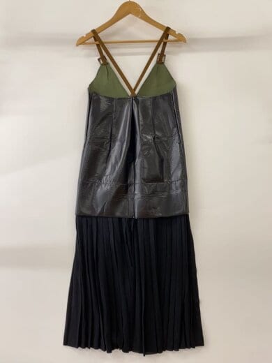 商品画像：キャミワンピース/36/ポリエステル/ブラック/TP62-FH233/レイヤード/劣化有 2