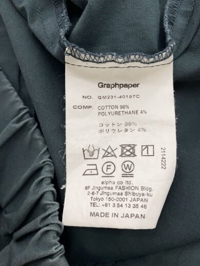 商品画像：Strech typewriter widechef short/FREE/コットン/グリーン/GM231-4197C 5