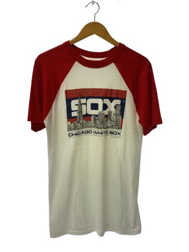 商品画像：CHICAGO WHITE SOX/80s/Tシャツ/ホワイト/毛羽立ち、汚れ有// 1