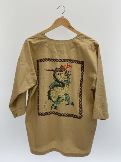商品画像：24SS/DABO SHIRT DRAGON/M/コットン/BEG/782-4123005 2