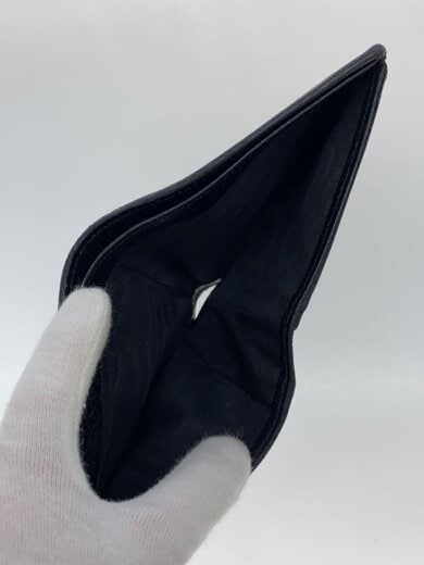 商品画像：2つ折り財布/レザー/ブラック/メンズ/DOLLAR/多少の使用感有// 6