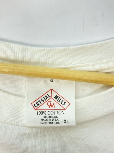 商品画像：CRYSTAL MILLS/90s/ムービーTシャツ/XL/コットン/ホワイト/GREASE/USA製 3
