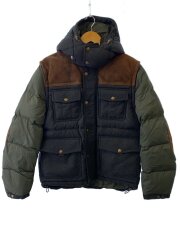 ダウンジャケット/M/ウール/GRY/2WAY/袖切替/ダウン//