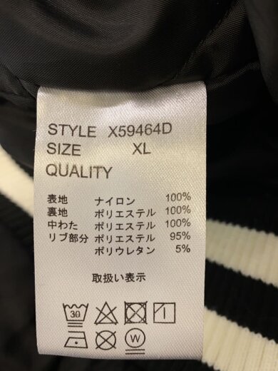商品画像：スタジャン/XL/ナイロン/BLK/X59464D 4