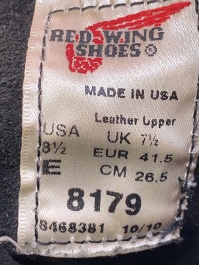 商品画像：レースアップブーツ・6インチクラシックモックトゥ/US8.5/BLK// 5