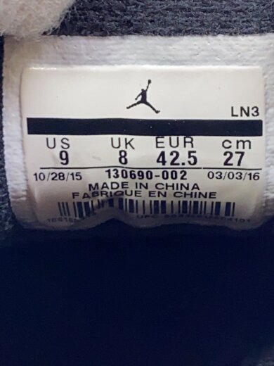 商品画像：AIR JORDAN 12 RETRO/エアジョーダンレトロ/ブラック/130690-002/27cm/BLK 5