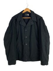 ミリタリージャケット/XL/コットン/ブラック/無地/TR22AW-505