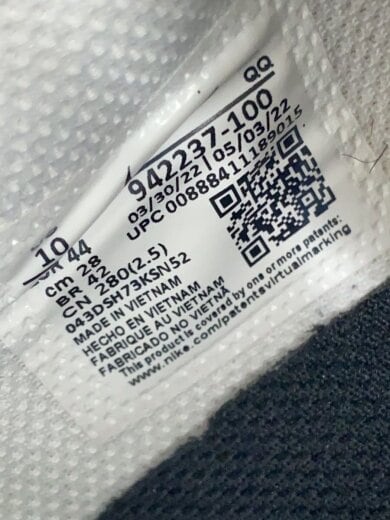 商品画像：ローカットスニーカー/28cm/WHT/942237-100 5