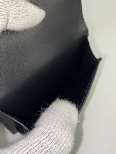 商品画像：アナグラムライトフォールド/2つ折り財布/レザー/ブラック/無地/レディース// 5