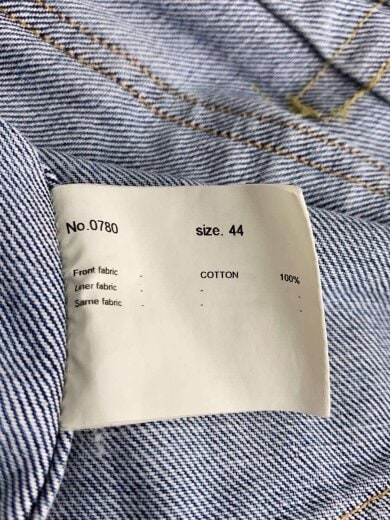 商品画像：18SS/UNFINISHED JACKET/44/デニム/インディゴ/無地/0780// 4