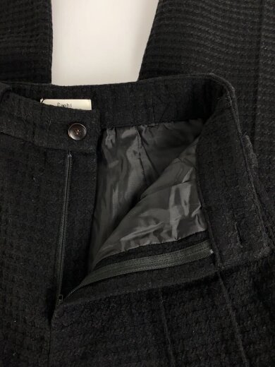 商品画像：WAFFLE STRAIGHT BELT PANTS/1/ポリエステル/ブラック/無地/54007-0201// 3