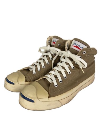 商品画像：ハイカットスニーカー/US7.5/ベージュ/キャンバス/ジャックパーセル/USA製// 1