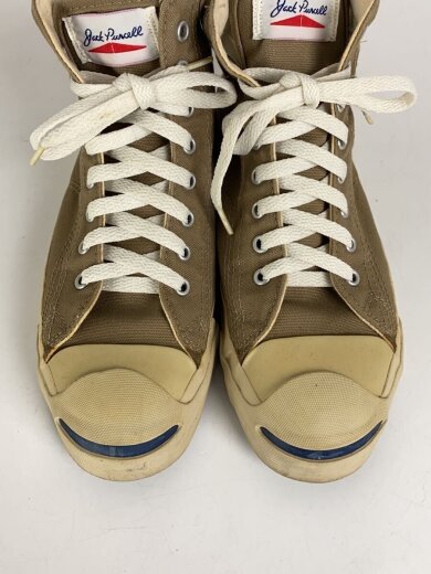 商品画像：ハイカットスニーカー/US7.5/ベージュ/キャンバス/ジャックパーセル/USA製// 3
