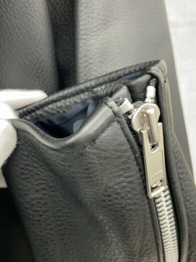 画像：CMMN SWDNダブルライダースジャケット/48/レザー/BLK/無地7