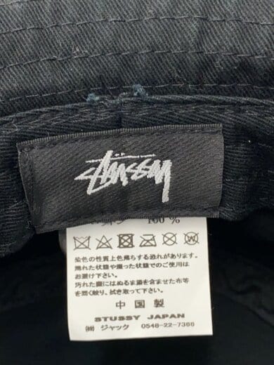 商品画像：バケットハット/--/コットン/BLK/メンズ/1321023/Stock Bucket Hat/ロゴ刺繍// 5