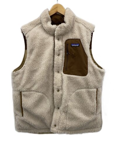 画像：patagoniaリバーシブル・ビビー・ダウン・ベスト_ブラウン/--/ポリエステル/BRW//1