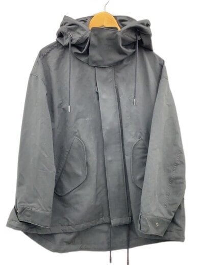 商品画像：モッズコート/38/ポリエステル/BLK/無地/24FW-RECT-415-2-J 1