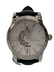 自動巻腕時計/アナログ/WHT/BLK/OR-0011N