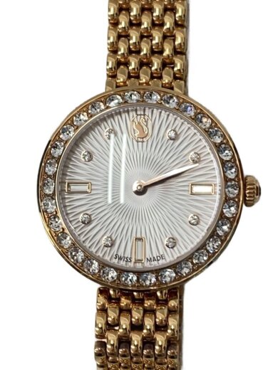 商品画像：クォーツ腕時計/アナログ/WHT/GLD/5672981 1