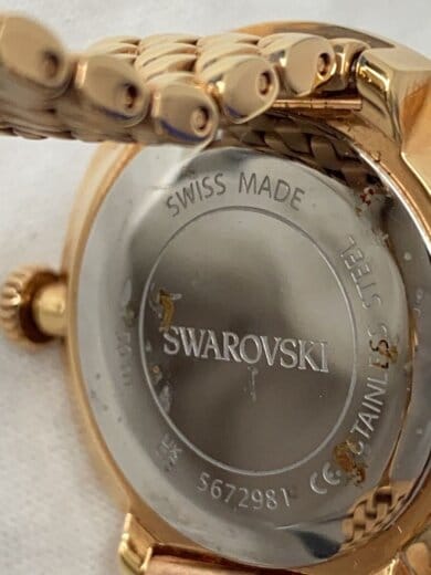 商品画像：クォーツ腕時計/アナログ/WHT/GLD/5672981 3