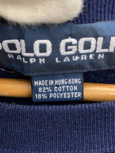商品画像：90s/90年代タグ/スウェット/L/コットン/NVY/プリント/ポロゴルフ/ベアプリント/古着 4