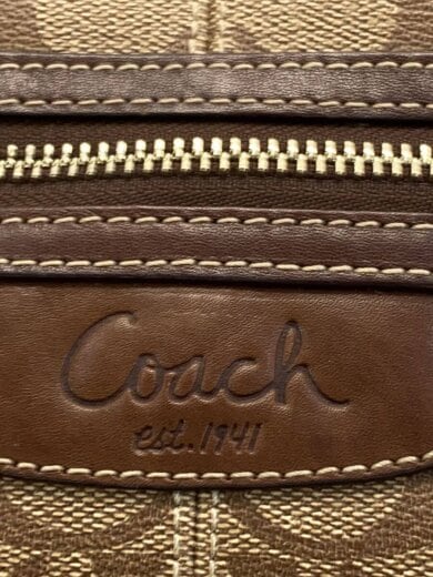 商品画像：トートバッグ_シグネチャー_キャメルレザー/--/BRW/総柄 5