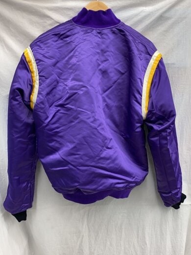 商品画像：スタジャン/L/ナイロン/BLK/LAKERS/リバーシブル 8