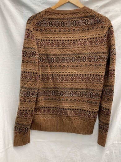 画像：POLO RALPH LAURENwool fairisle sweater camel/ニット・セーター(厚手)/S/ウール/BRW/総柄2